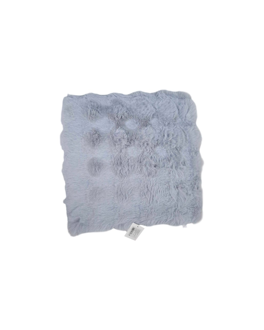 Μαξιλάρι καρέκλας γούνινο - 40x40cm - 571537 - Light Grey