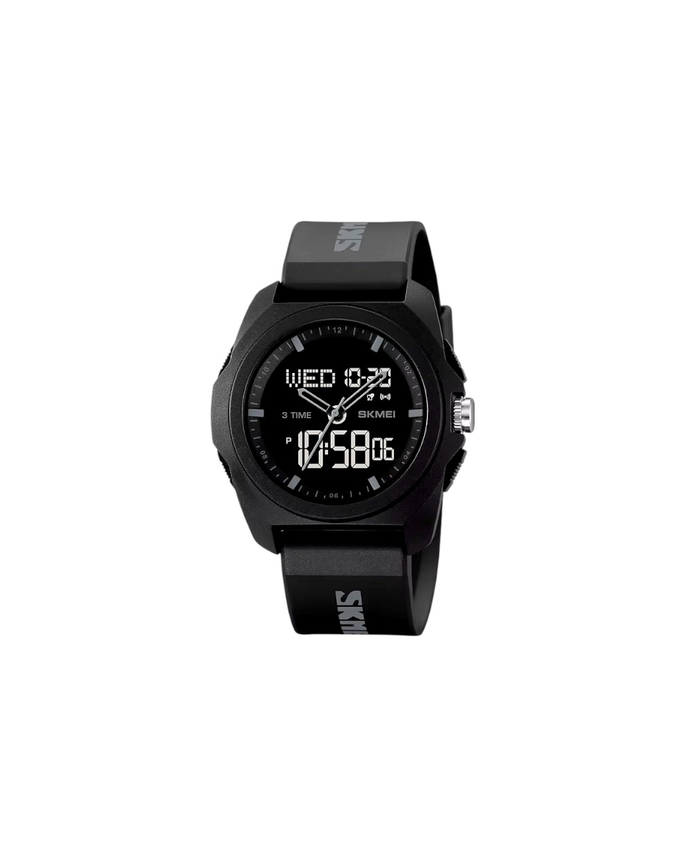 Ψηφιακό/αναλογικό ρολόι χειρός - Skmei - 2199 - Black/Grey