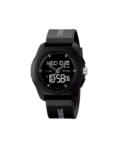 Ψηφιακό/αναλογικό ρολόι χειρός - Skmei - 2199 - Black/Grey