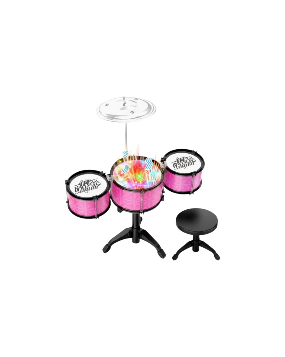 Παιδικό σετ Drums - 6784-1 - 233050 - Pink