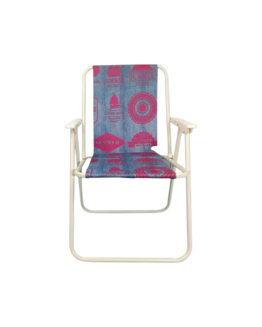 Πτυσσόμενη καρέκλα camping - 1215-3 - 241736 - Blue/Red