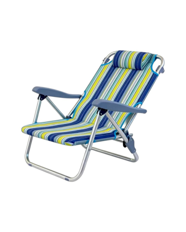 Πτυσσόμενη καρέκλα camping - 1613 - 251026 - Blue/Yellow