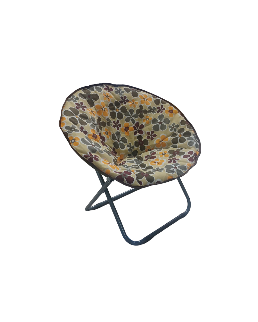 Πτυσσόμενη πολυθρόνα κήπου - 1320L - 270898 - Beige/Brown Flowers