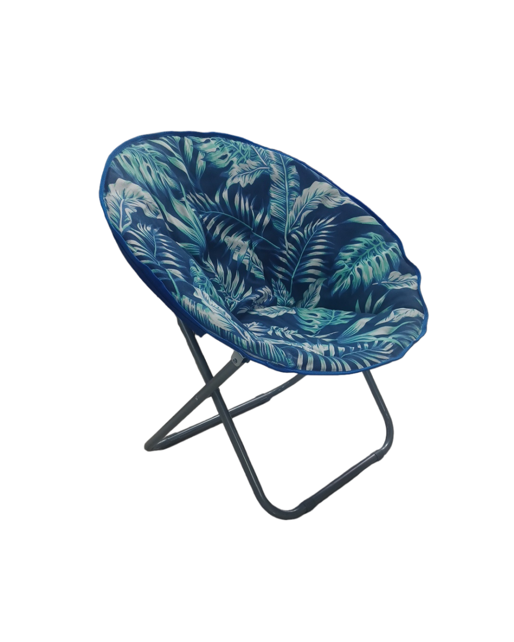 Πτυσσόμενη πολυθρόνα κήπου - 1320L - 270898 - Dark Blue Leaves