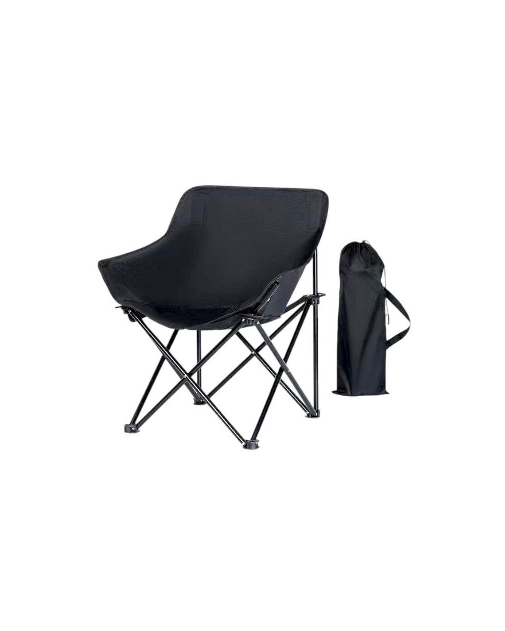 Πτυσσόμενη καρέκλα camping - 1056 - 271017 - Black