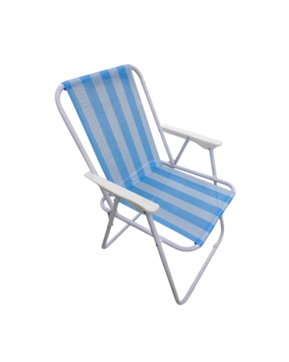Πτυσσόμενη καρέκλα camping - 1215TSL - 270843 - Blue/White