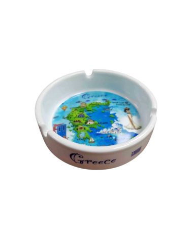 Σταχτοδοχείο Souvenir γυάλινο - Greece