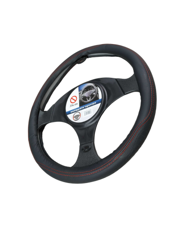 Κάλυμμα τιμονιού αυτοκινήτου - XY-051 - 122476 - Black/Red
