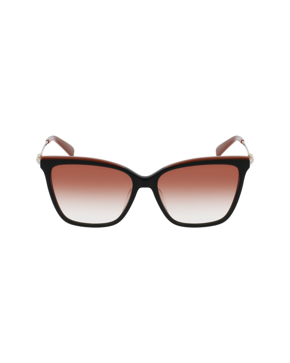 SUNGLASSES LONGCHAMP WOMAN LO683S-001 (Lens/Bridge/Temple) 56/15/140 mm)