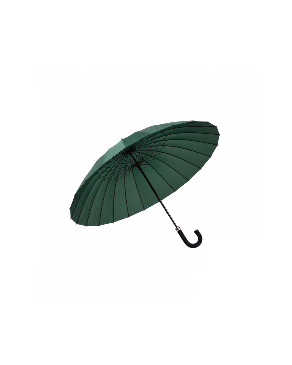 Αυτόματη ομπρέλα μπαστούνι - 24K - Tradesor - 111428 - Dark Green
