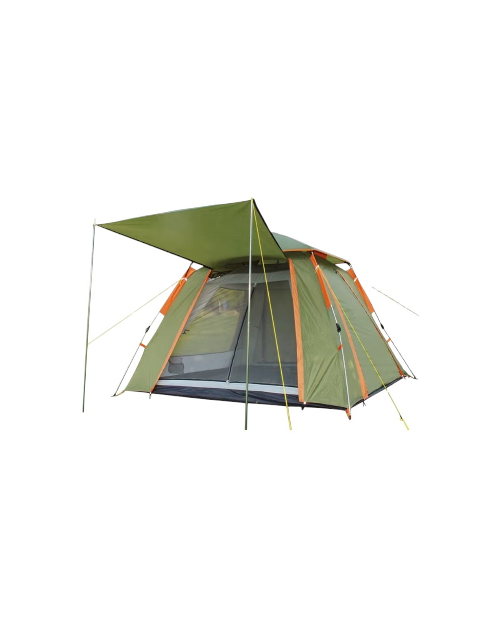 Σκηνή Camping 3 ατόμων με σκίαστρα - YB3021 - 2x2m - 960002 - Green