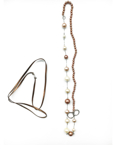 NECKLACE NECKLACE MISAKI WOMAN QCRNTERRAMULT (40CM+37CM )