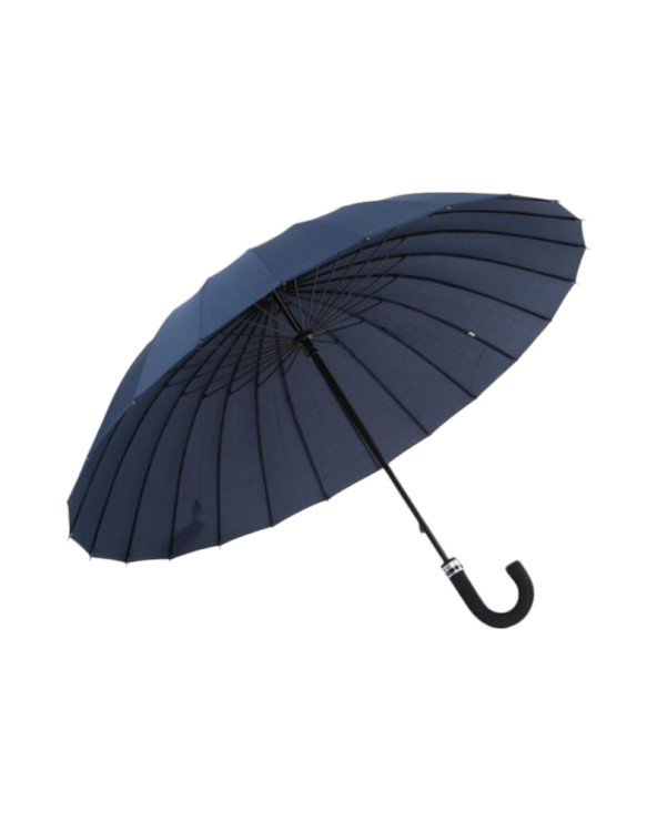 Αυτόματη ομπρέλα μπαστούνι - 24K - Tradesor - 111428 - Dark Blue