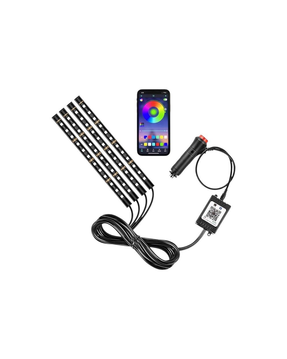 Σετ φωτισμού καμπίνας αυτοκινήτου LED - R-D19101-P12