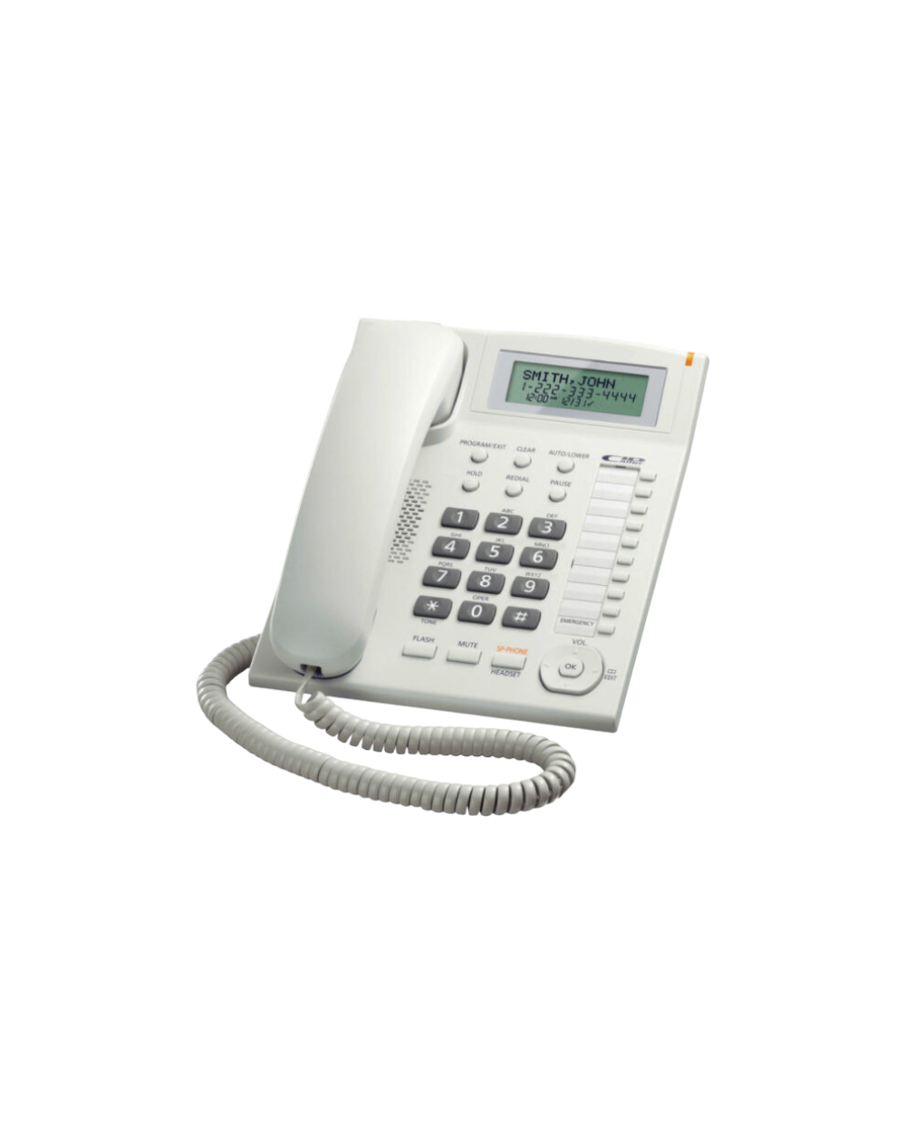 Ενσύρματο σταθερό τηλέφωνο - OHO-093 - 368801 - White