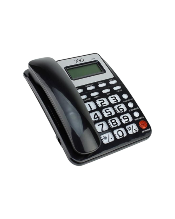Ενσύρματο σταθερό τηλέφωνο - OHO-5005 - 693553 - Black