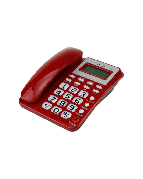 Ενσύρματο σταθερό τηλέφωνο - OHO-5005 - 693553 - Red