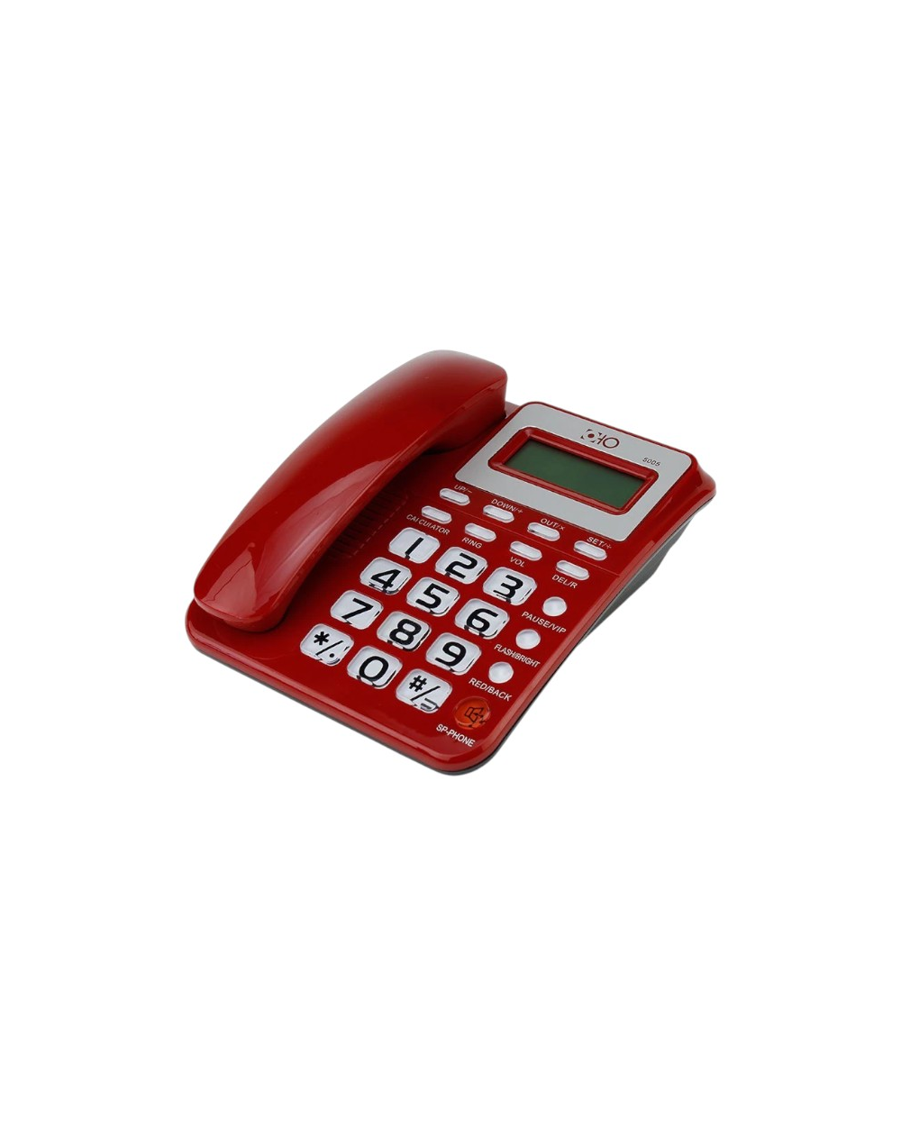 Ενσύρματο σταθερό τηλέφωνο - OHO-5005 - 693553 - Red