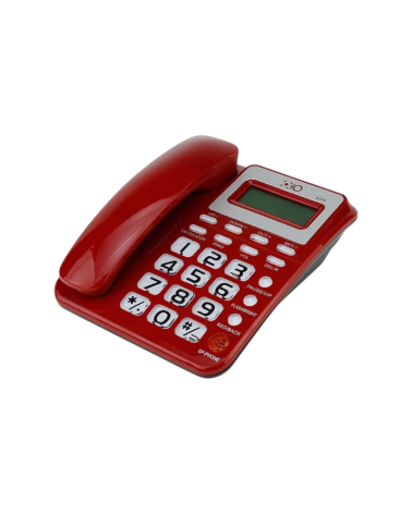 Ενσύρματο σταθερό τηλέφωνο - OHO-5005 - 693553 - Red