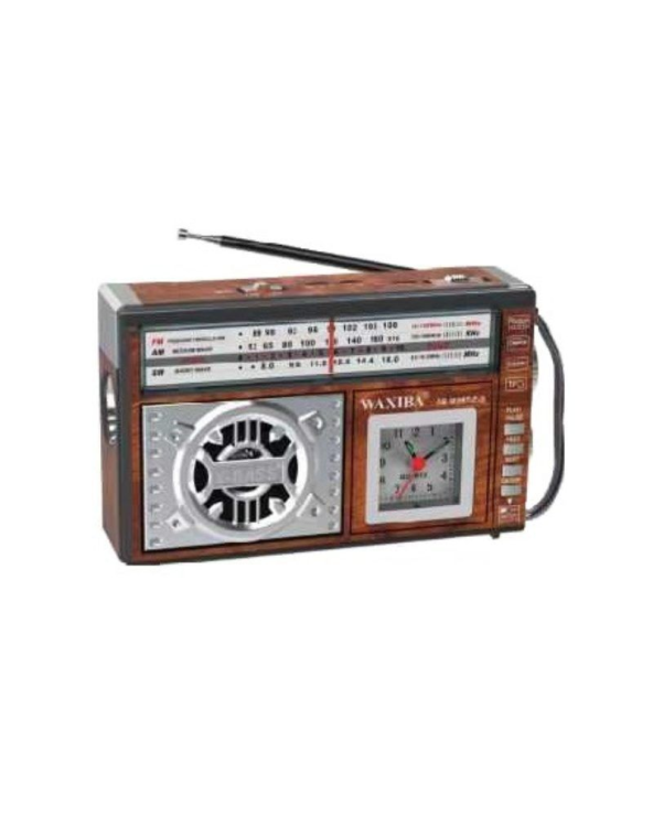 Επαναφορτιζόμενο ραδιόφωνο Retro - XB-912BT-CS - Brown