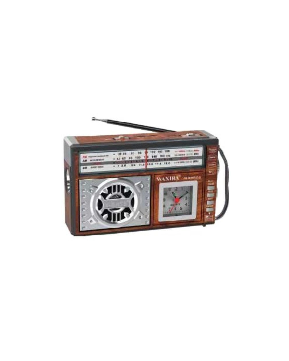 Επαναφορτιζόμενο ραδιόφωνο Retro - XB-912BT-CS - Brown