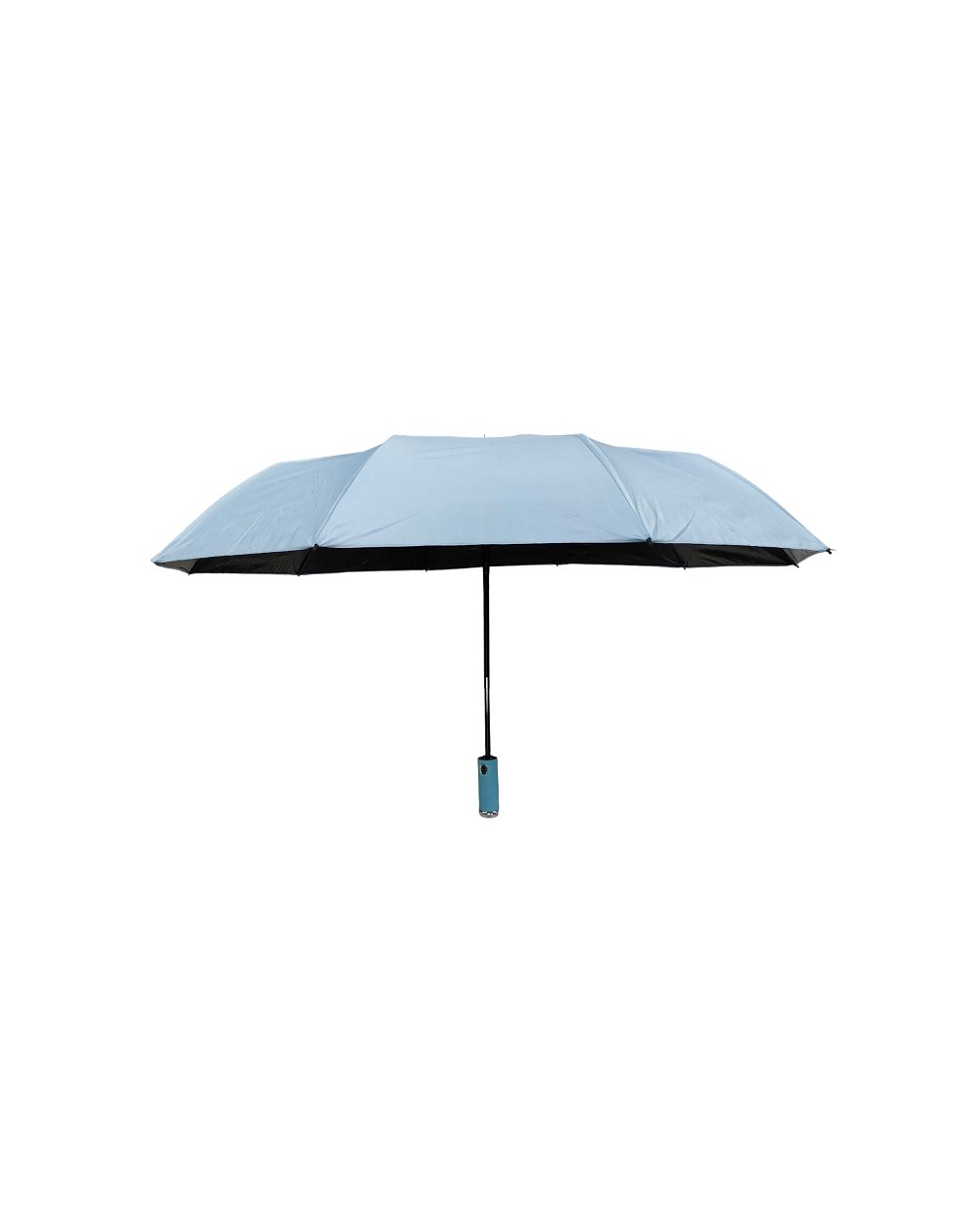 Αυτόματη ομπρέλα σπαστή με φακό LED - 10K - Tradesor - 585670 - Light Blue