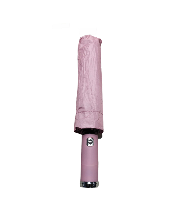 Αυτόματη ομπρέλα σπαστή με φακό LED - 10K - Tradesor - 585670 - Pink