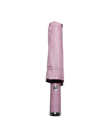 Αυτόματη ομπρέλα σπαστή με φακό LED - 10K - Tradesor - 585670 - Pink