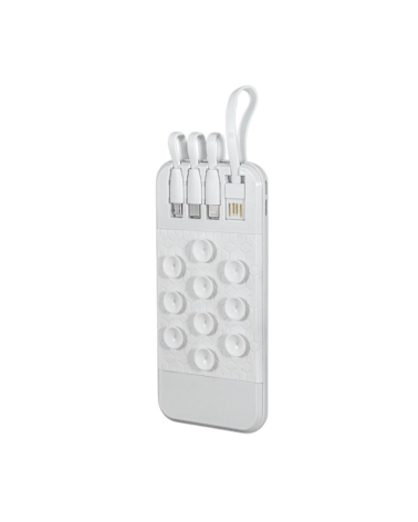 Powerbank 4in1 - Fast Charge - 10.000mah - X20 - 125200 - White