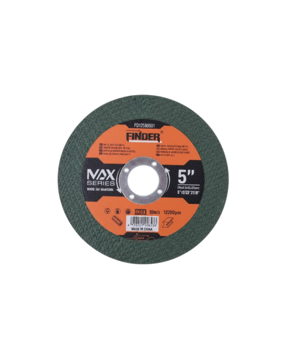 Δίσκος κοπής μετάλλου - 5" - 125x1.2x22.23mm - Finder