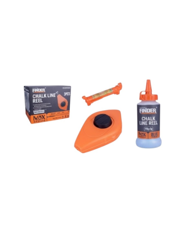Σετ νήμα στάθμης με κιμωλία - 3pcs -  30m - Finder