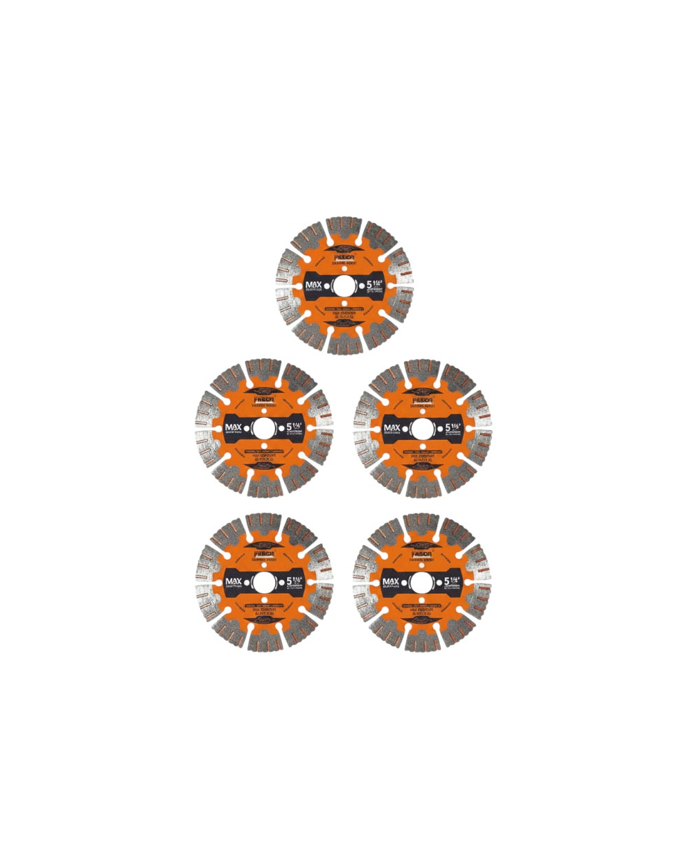 Σετ δίσκοι κοπής - 5pcs - 133x20x2.4mm - Finder