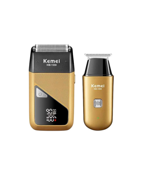 Σετ ξυριστική μηχανή & Trimmer - 2in1 - KM-1559 - Kemei