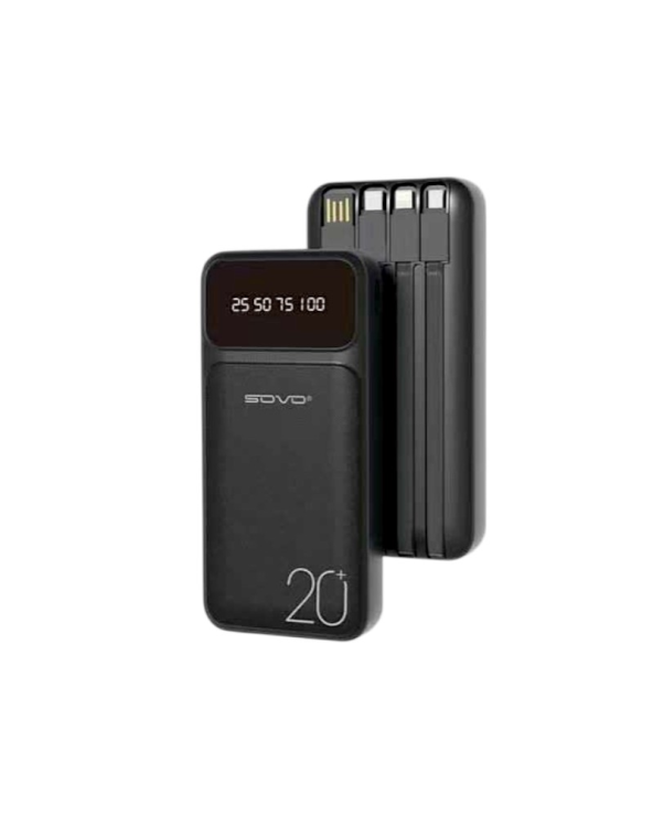 Powerbank 4in1 - Fast Charge - 20.000mah - X06 - 693989 - Black