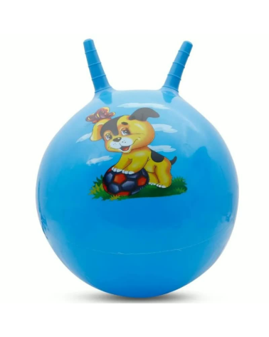 Φουσκωτή μπάλα αναπήδησης Hop-Hop - 55350-02 - 55cm - 982314 - Blue