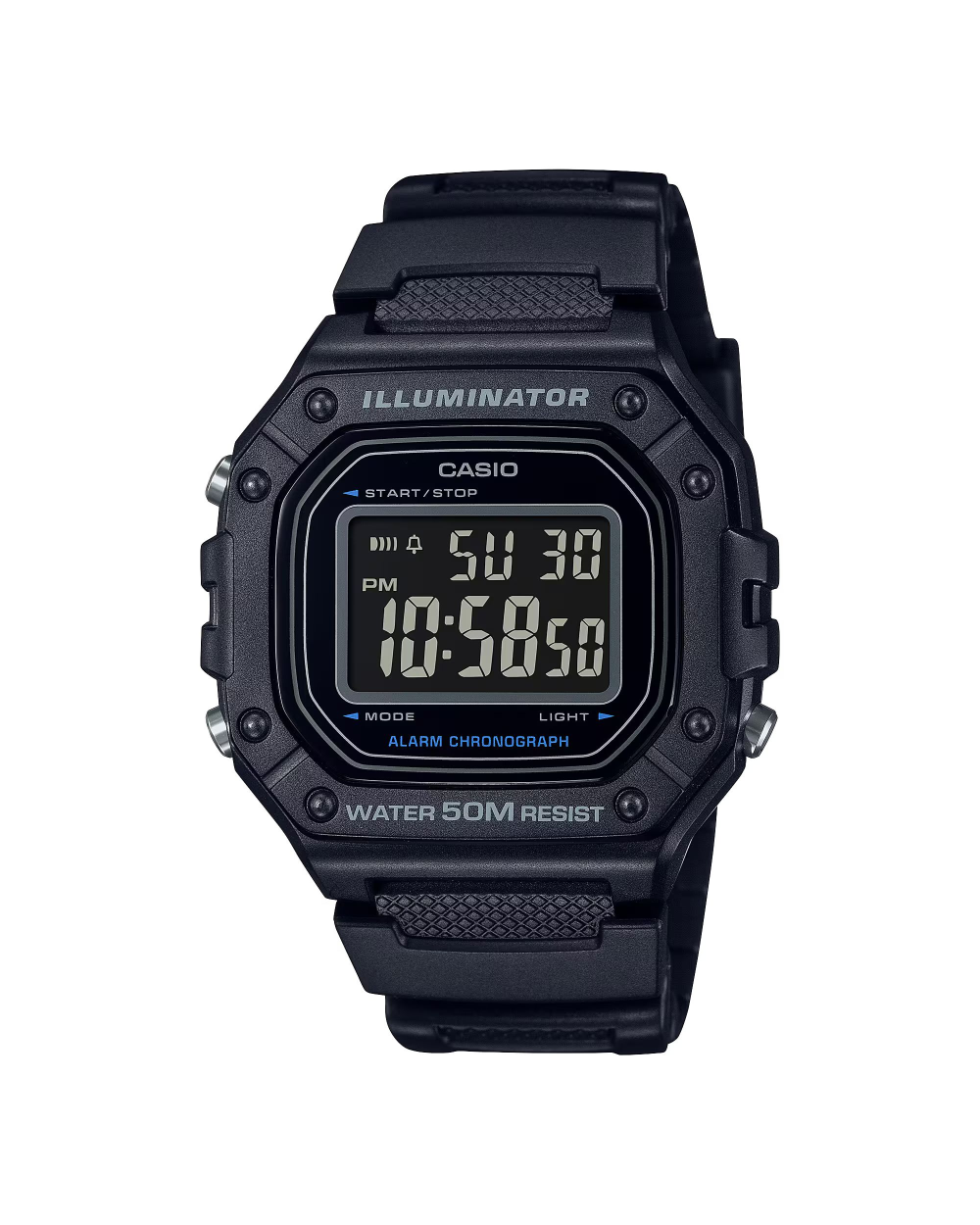 WATCH CASIO MAN W-218H-1B (44,4MM)