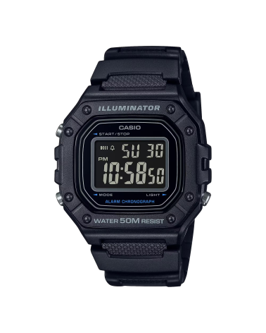 WATCH CASIO MAN W-218H-1B (44,4MM)