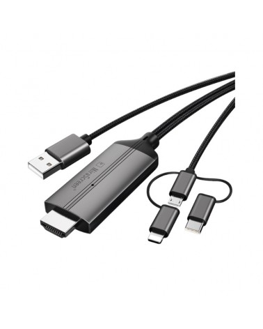 Καλώδιο USB σε HDTV - 3in1 - LD36 - Mirascreen