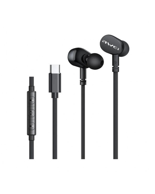 Ενσύρματα ακουστικά - TC-7 - Type-C - AWEI