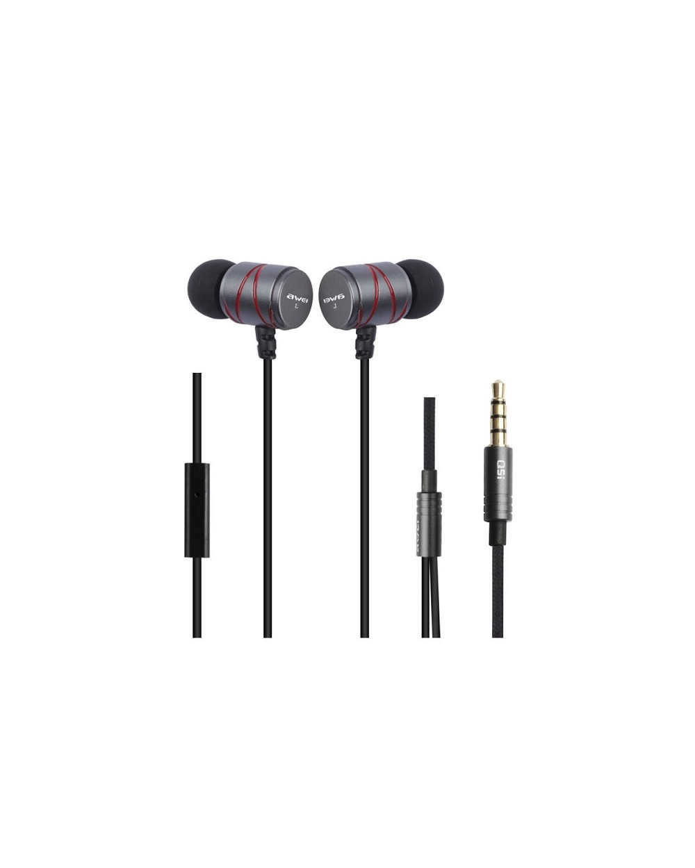 Ενσύρματα ακουστικά - Q5i - AWEI - 889336 - Grey