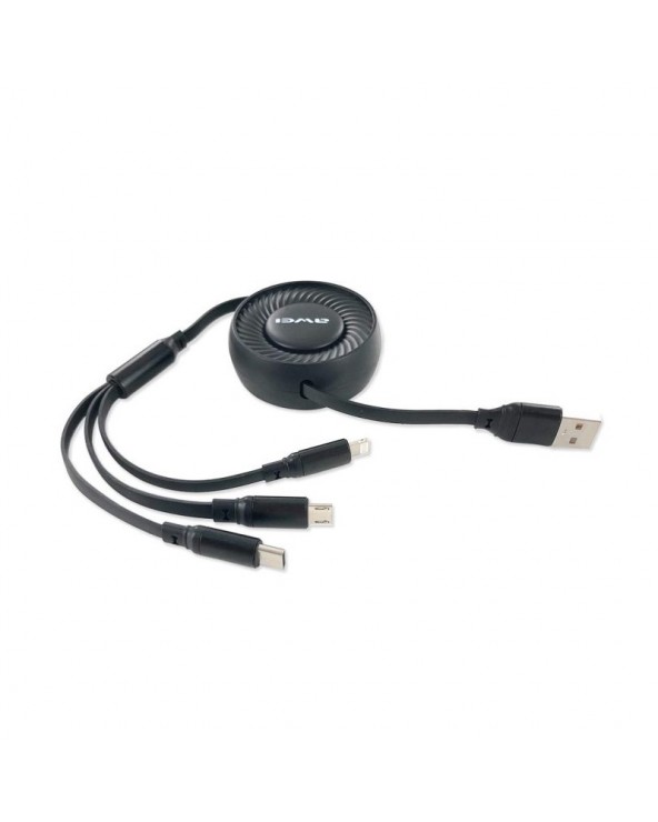 Καλώδιο φόρτισης &amp;amp; data 3in1 - Πτυσσόμενο - CL-136 - AWEI