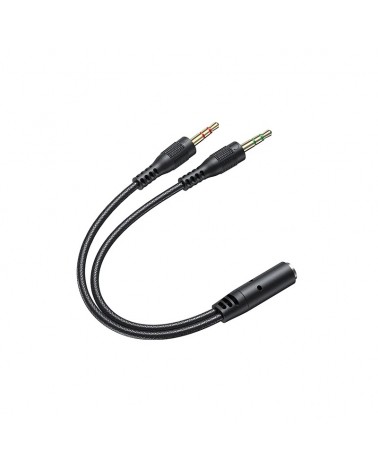 Αντάπτορας Female 3.5mm Jack σε Male Audio &amp;amp; Microphone Jack 3.5mm - AUX-002 - AWEI