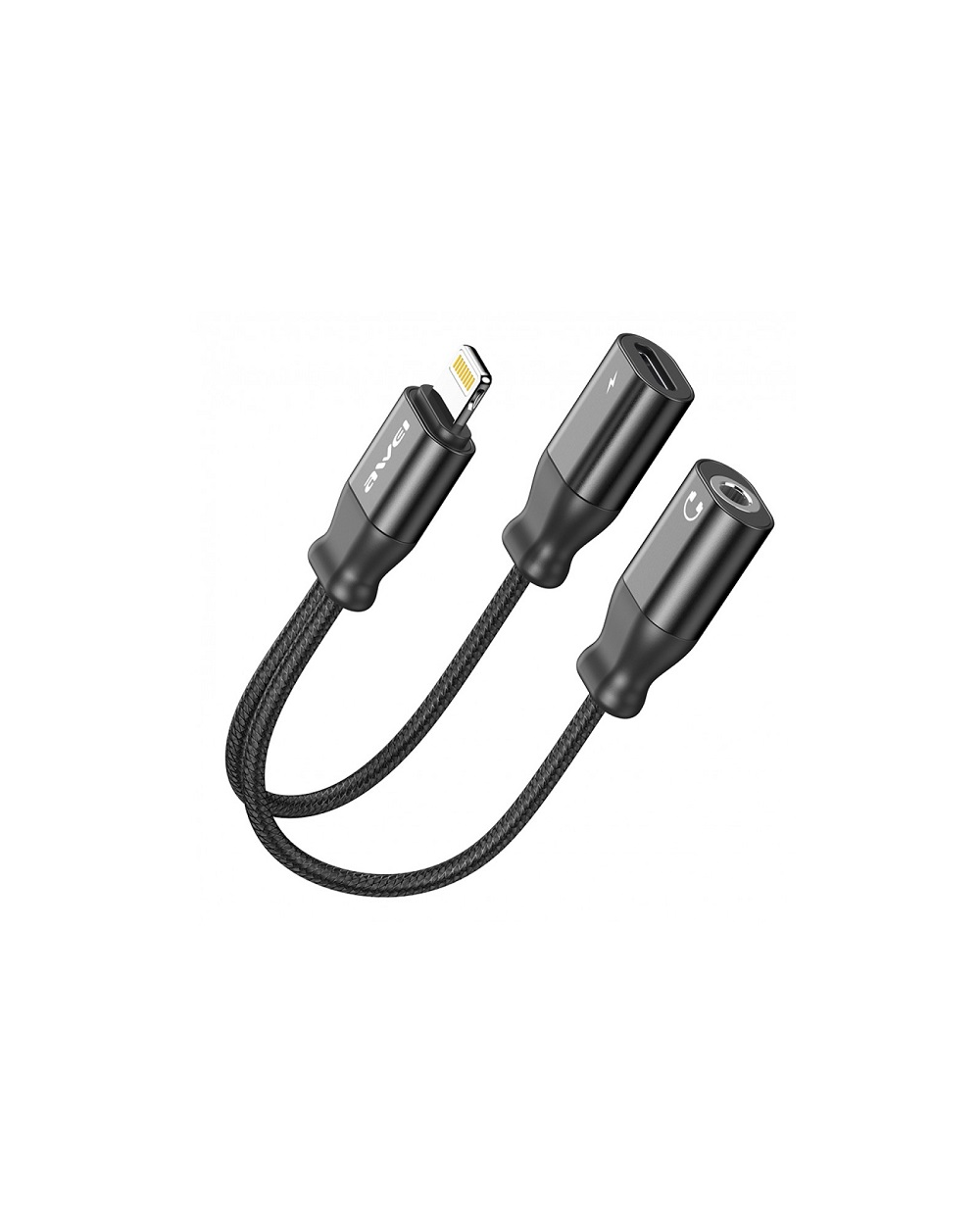 Αντάπτορας Lightning male σε Jack 3.5mm/Lightning female - CL-73 - AWEI