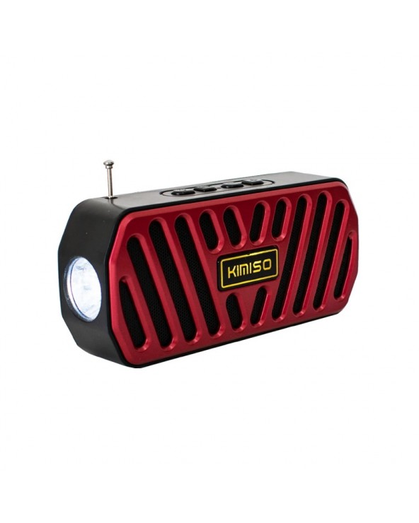 Ασύρματο ηχείο Bluetooth με φακό LED – KMS-05A – 885864 - Red