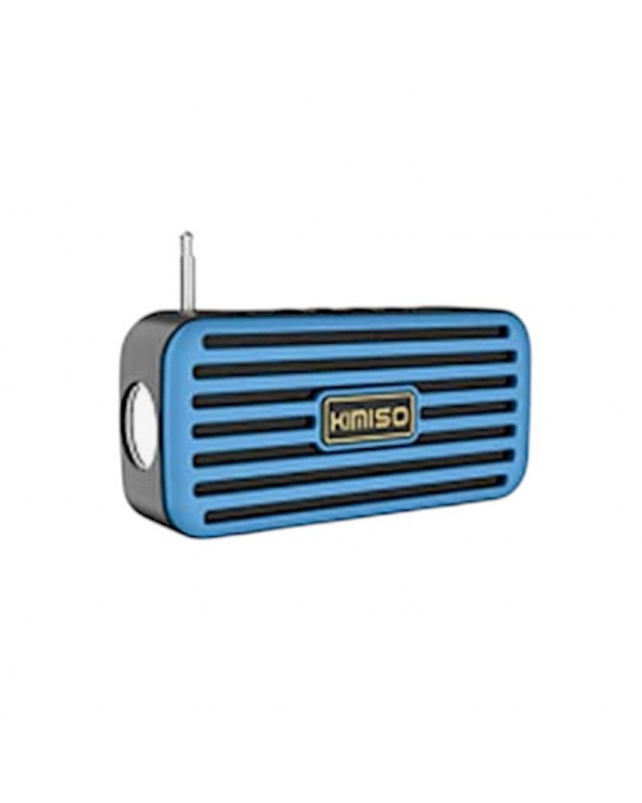Ασύρματο ηχείο Bluetooth με φακό - KMS-03A - 885888 - Blue