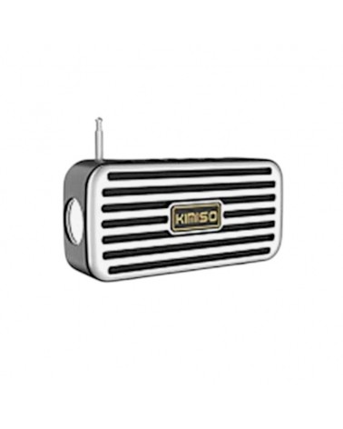 Ασύρματο ηχείο Bluetooth με φακό - KMS-03A - 885888 - Silver