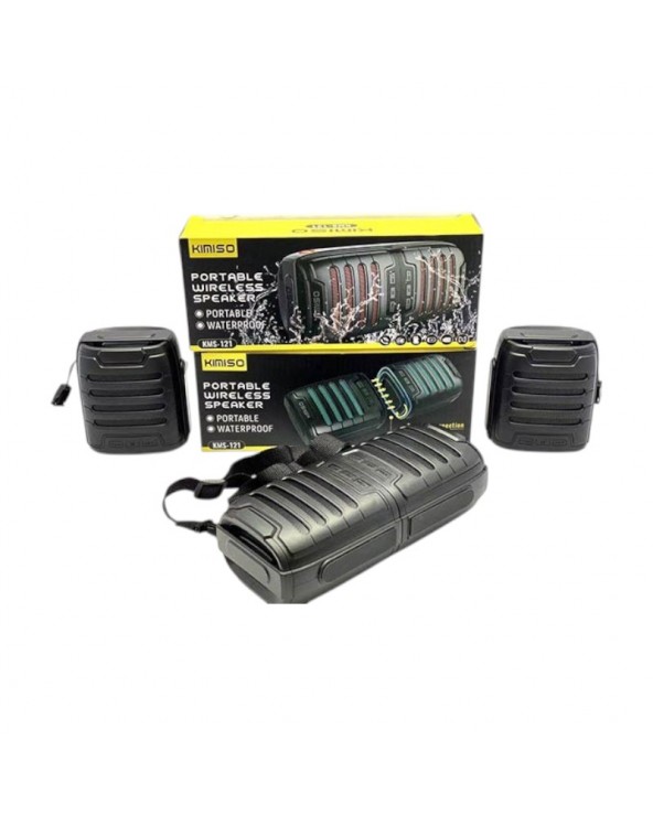 Ασύρματο ηχείο Bluetooth αδιάβροχο - 2in1 - KMS-121 - 886144 - Black