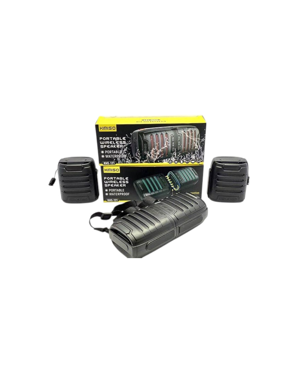 Ασύρματο ηχείο Bluetooth αδιάβροχο - 2in1 - KMS-121 - 886144 - Black
