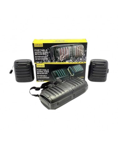 Ασύρματο ηχείο Bluetooth αδιάβροχο - 2in1 - KMS-121 - 886144 - Black
