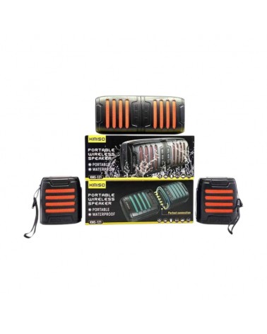 Ασύρματο ηχείο Bluetooth αδιάβροχο - 2in1 - KMS-121 - 886144 - Orange